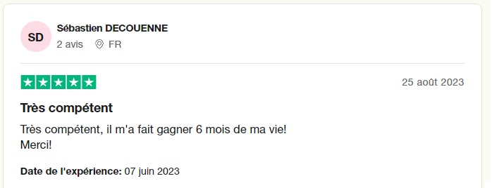 Avis d'un élève de la formation Make