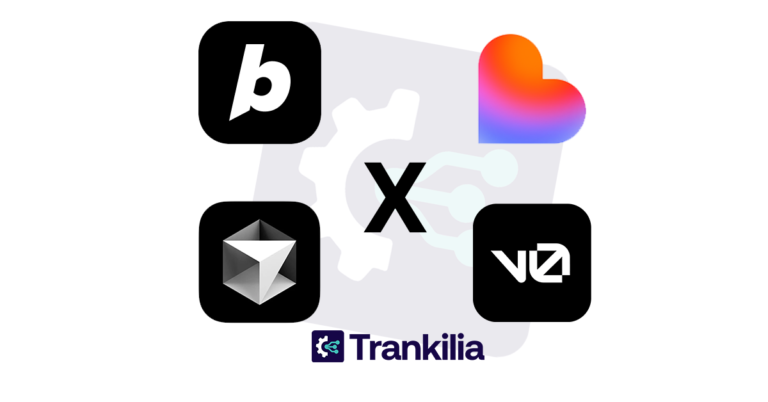 Logos de quatre outils de vibe coding : Bolt.new, Lovable, Cursor et v0 de Vercel