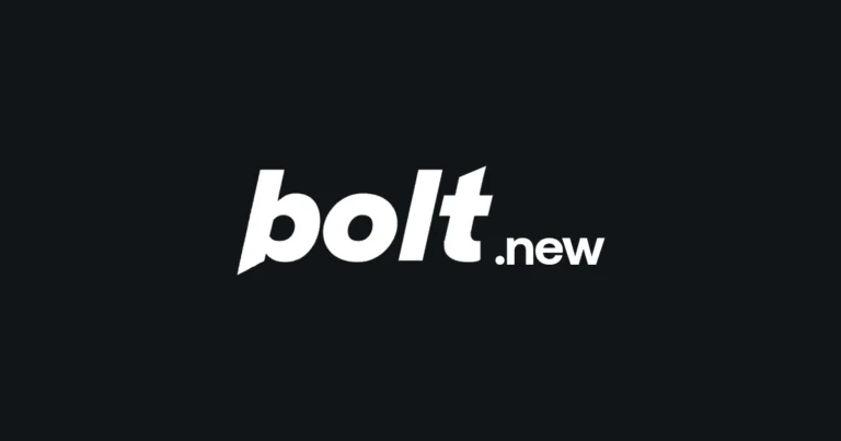 Logo de Bolt.new, l'outil de StackBlitz qui crée des applications web dans le navigateur