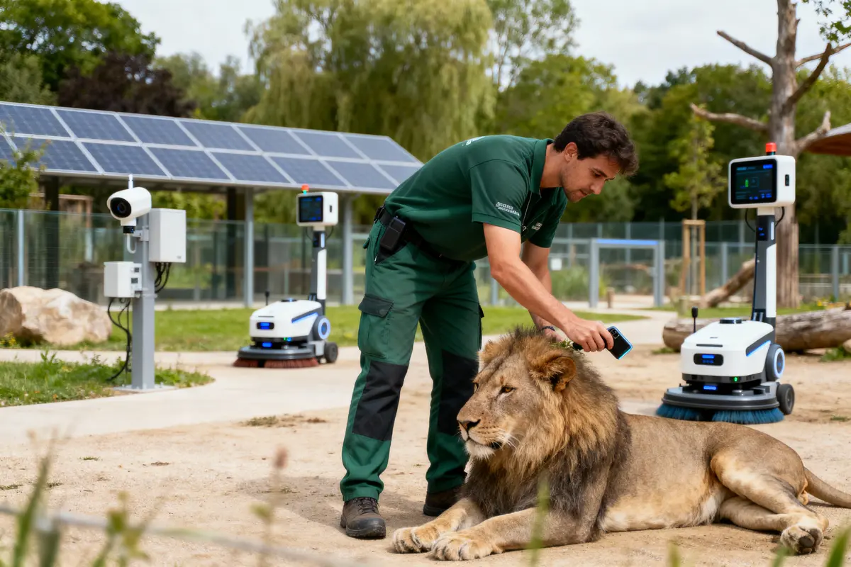 Automatiser un parc zoologique : Comment la technologie gère-t-elle ?
