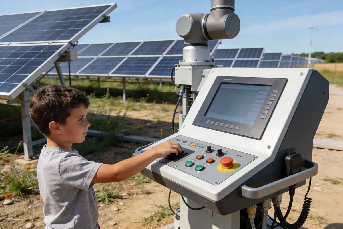Automatiser une centrale solaire photovoltaïque
