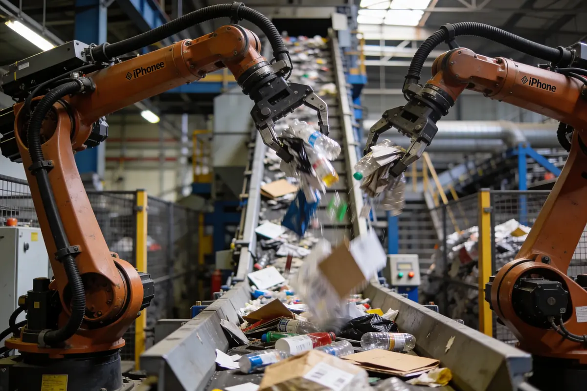 Automatiser entreprise recyclage : IA & tri déchets